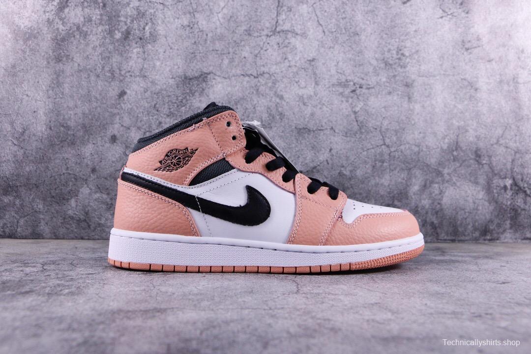 Air Jordan 1 Mid Ping Quartz （woman）