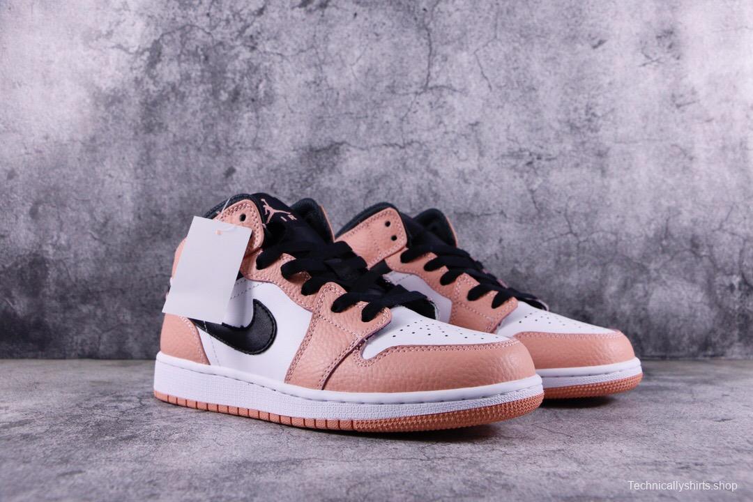 Air Jordan 1 Mid Ping Quartz （woman）