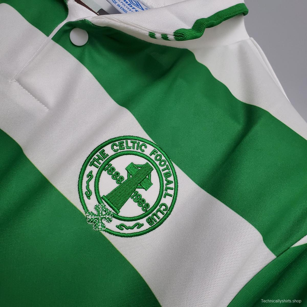 Retro 87/89 Celtics home Soccer Jersey