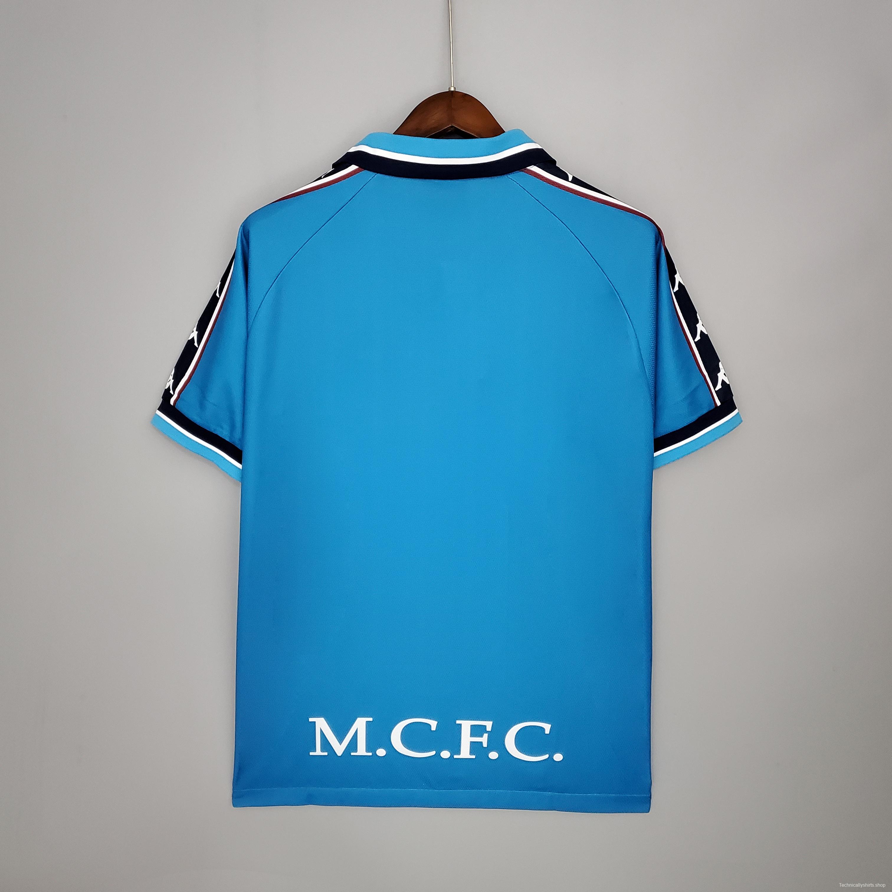 Retro Manchester City 97/99 home Soccer Jersey