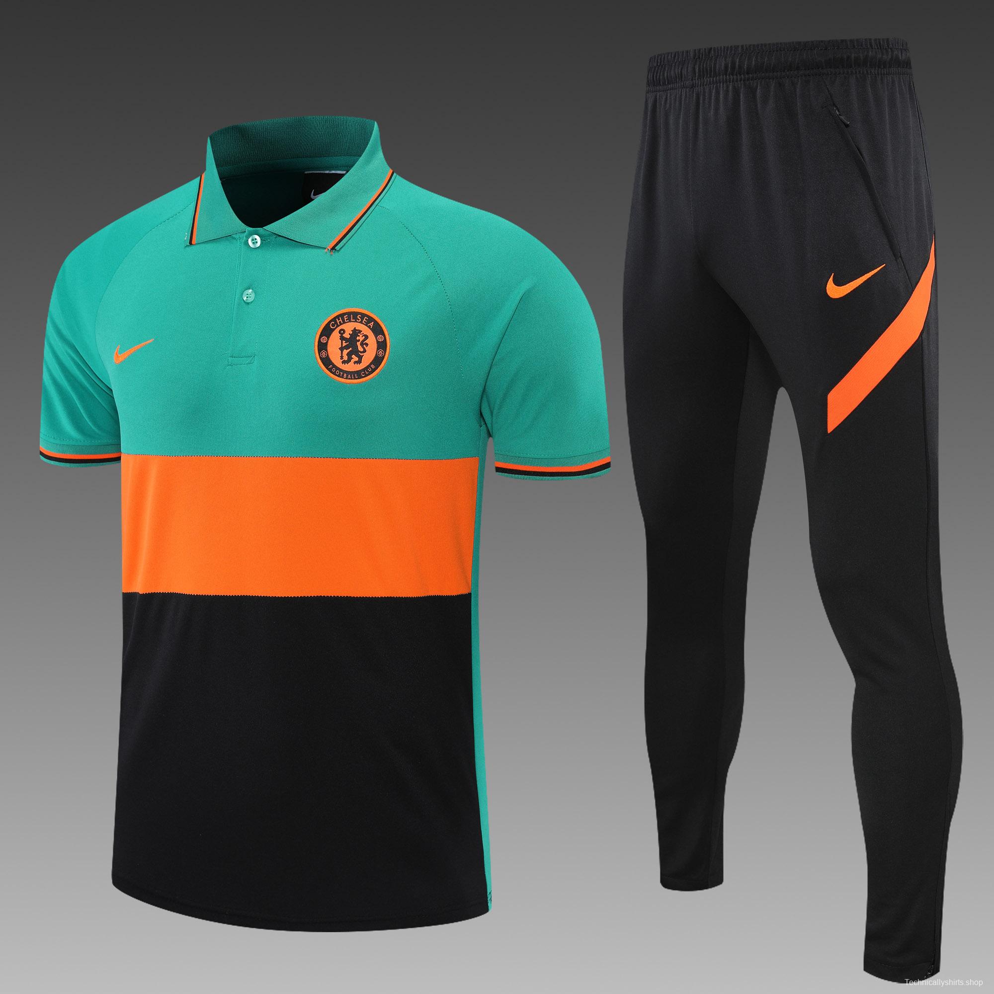 Chelsea POLO kit black orange green (not supported to be sold separately)