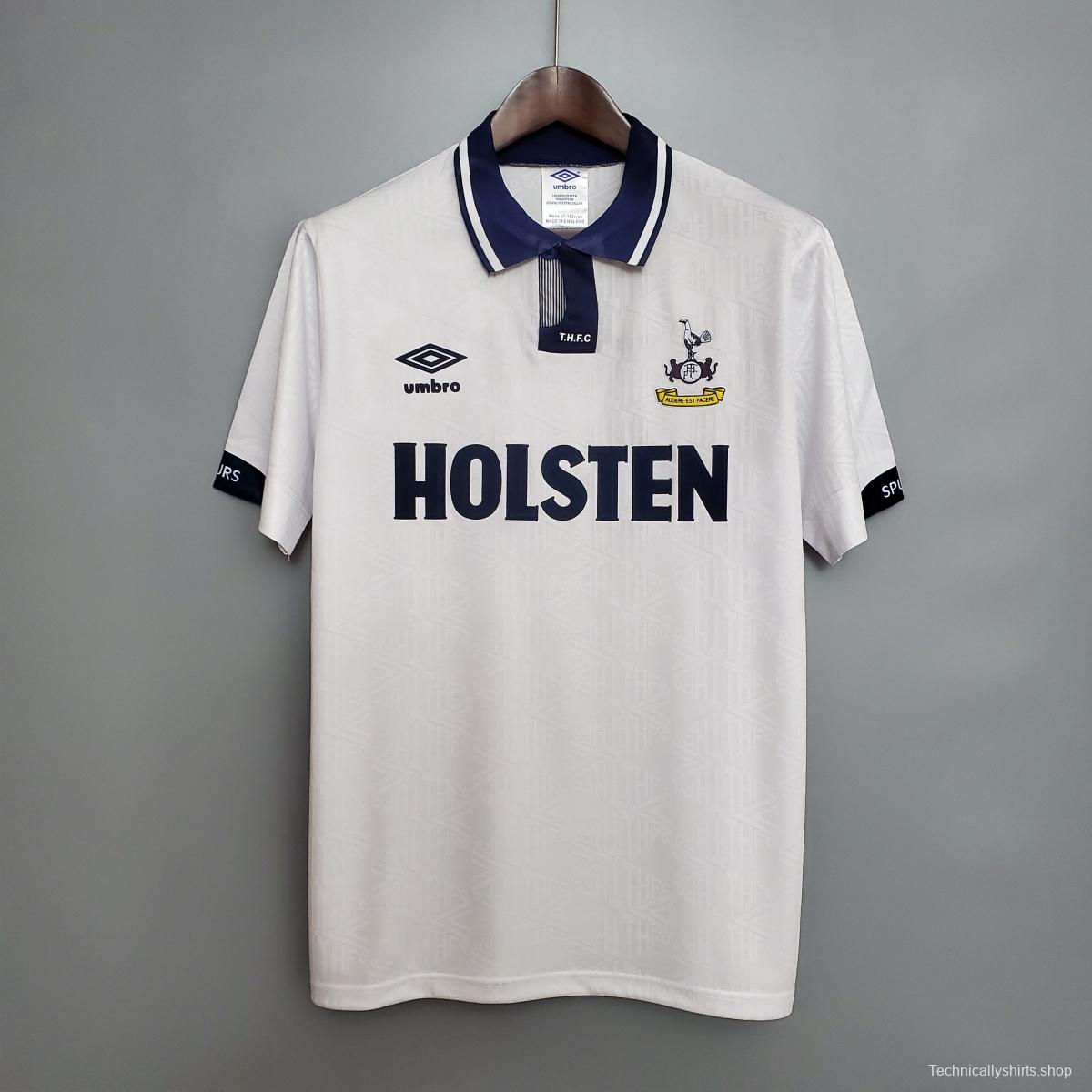 Retro Tottenham 1994 home Soccer Jersey