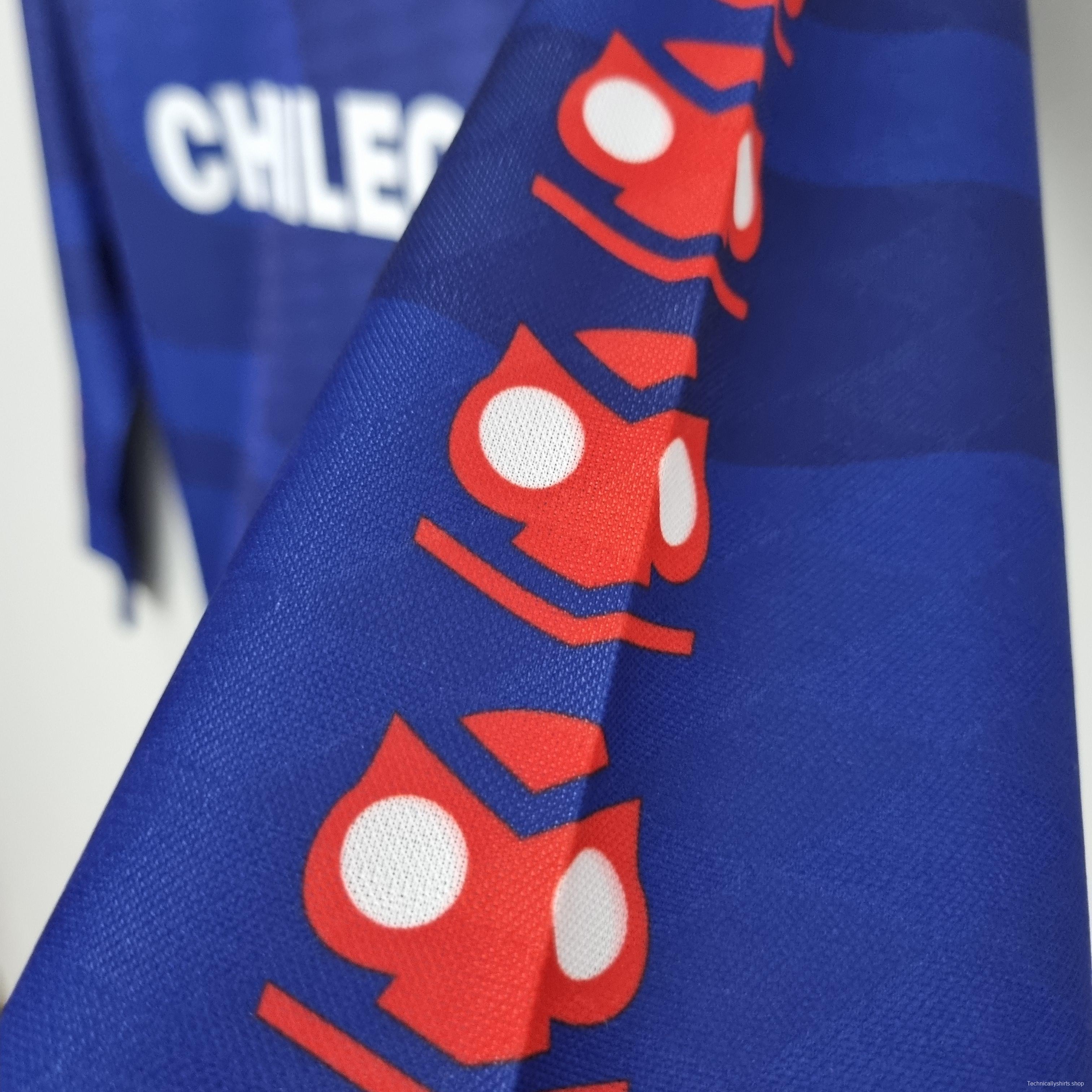 Retro Long Sleeve Universidad de Chile1996 Home Soccer Jersey