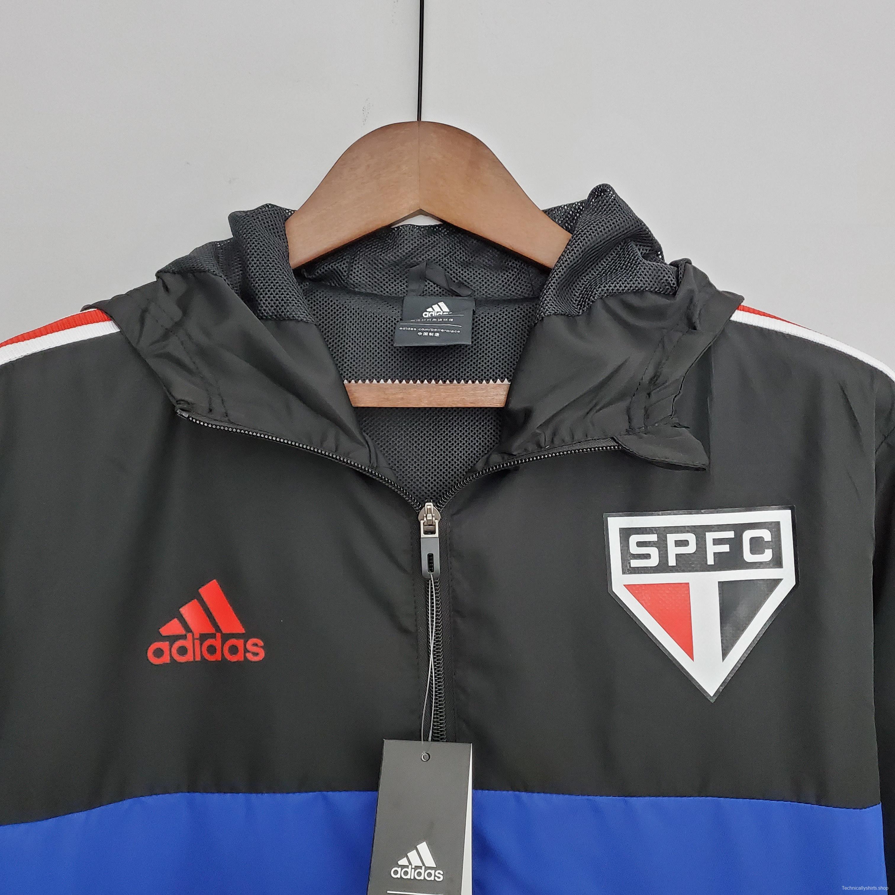 2022 Sao Paulo Windbreaker Black Blue