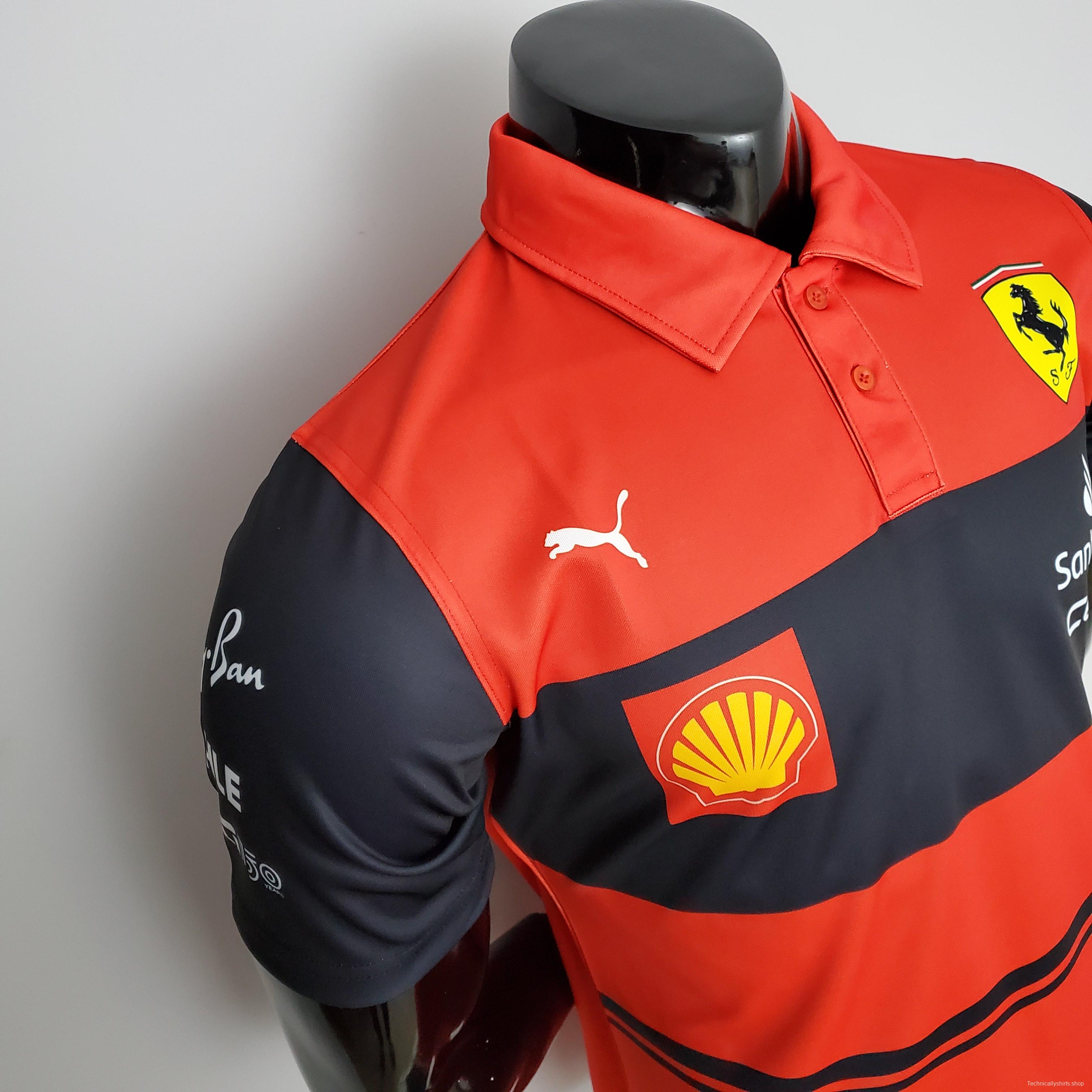 New F1 Formula One; Ferrari racing suit polo red S-5XL