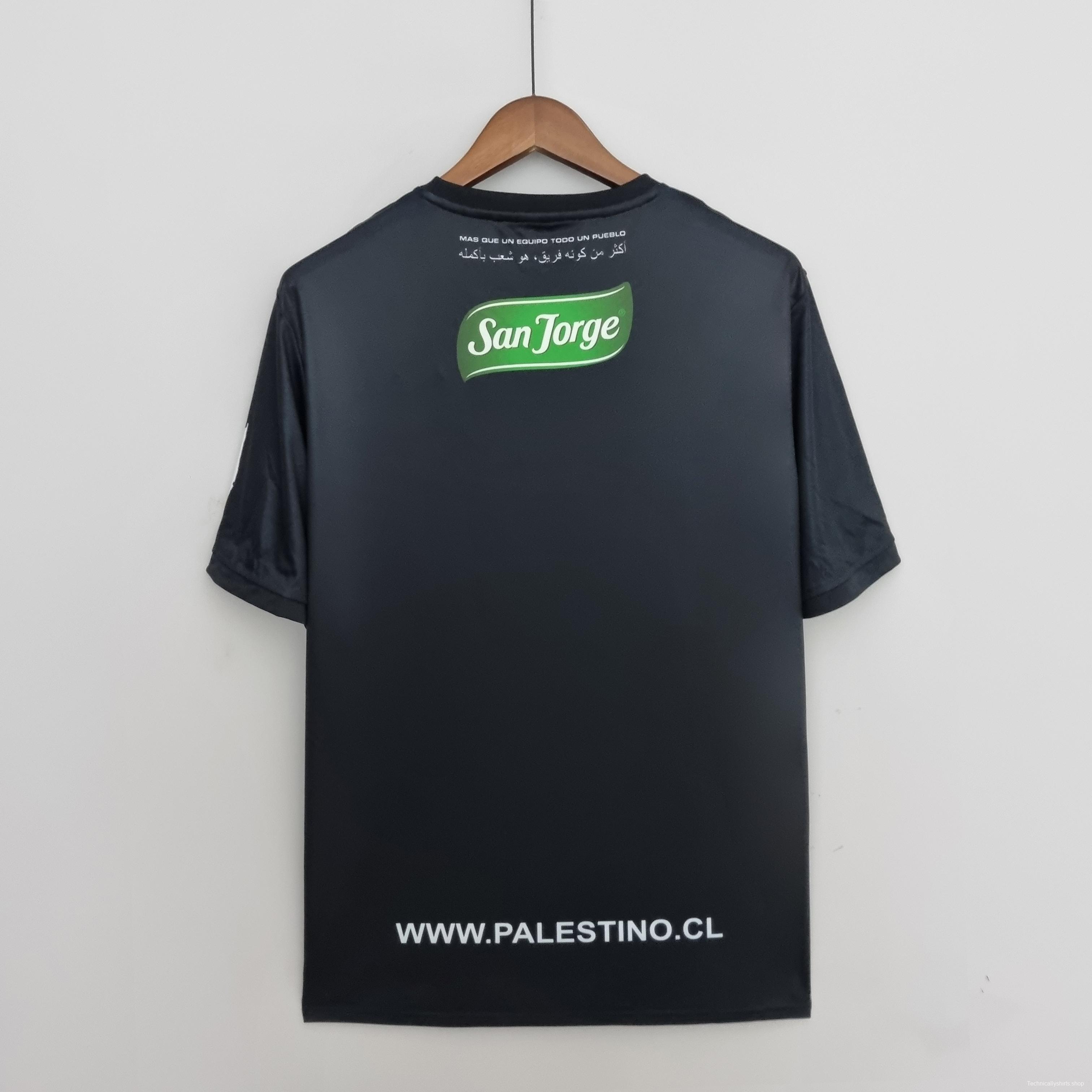 22/23 Deportivo Palestino Black Soccer Jersey