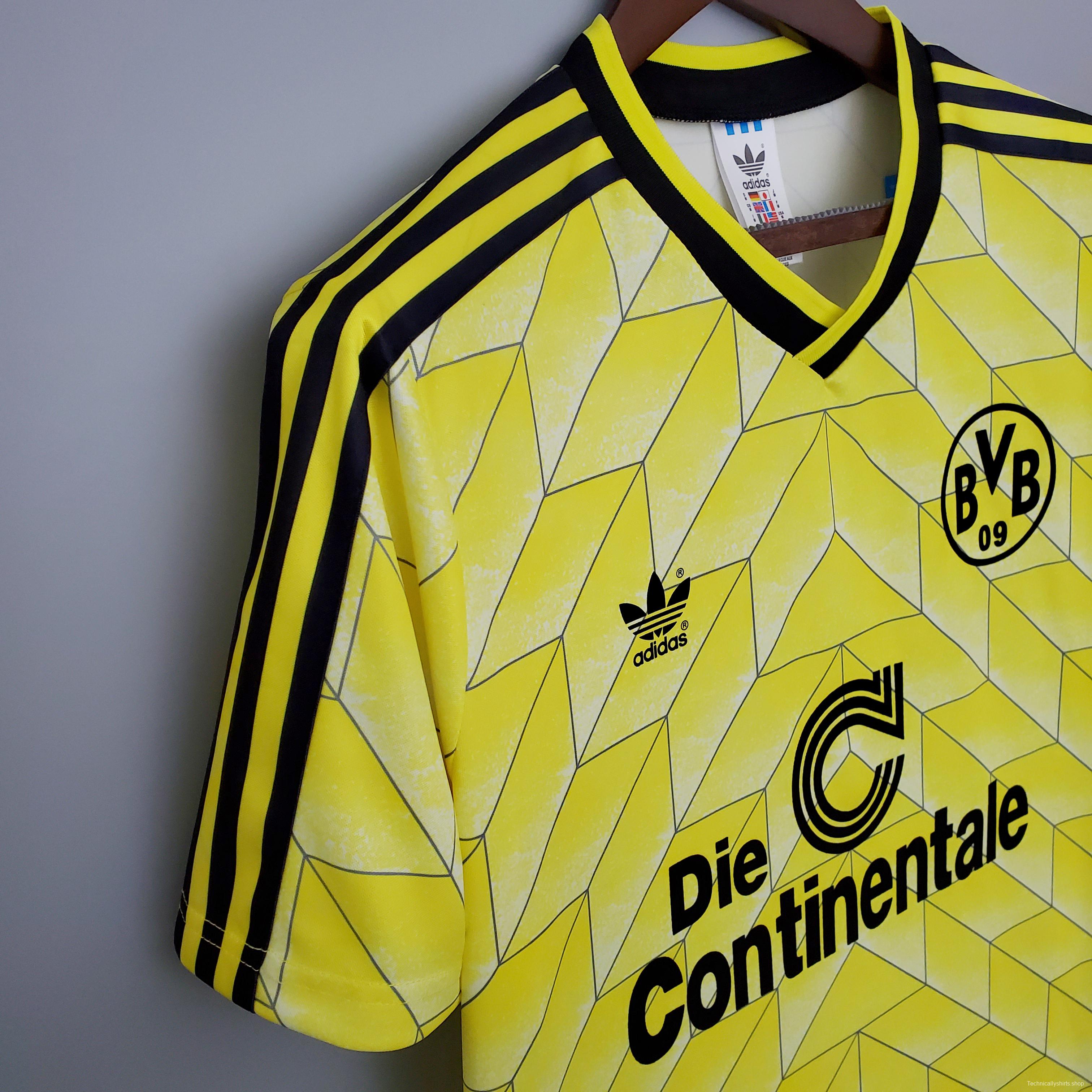 Retro Borussia Dortmund 1988 home Soccer Jersey