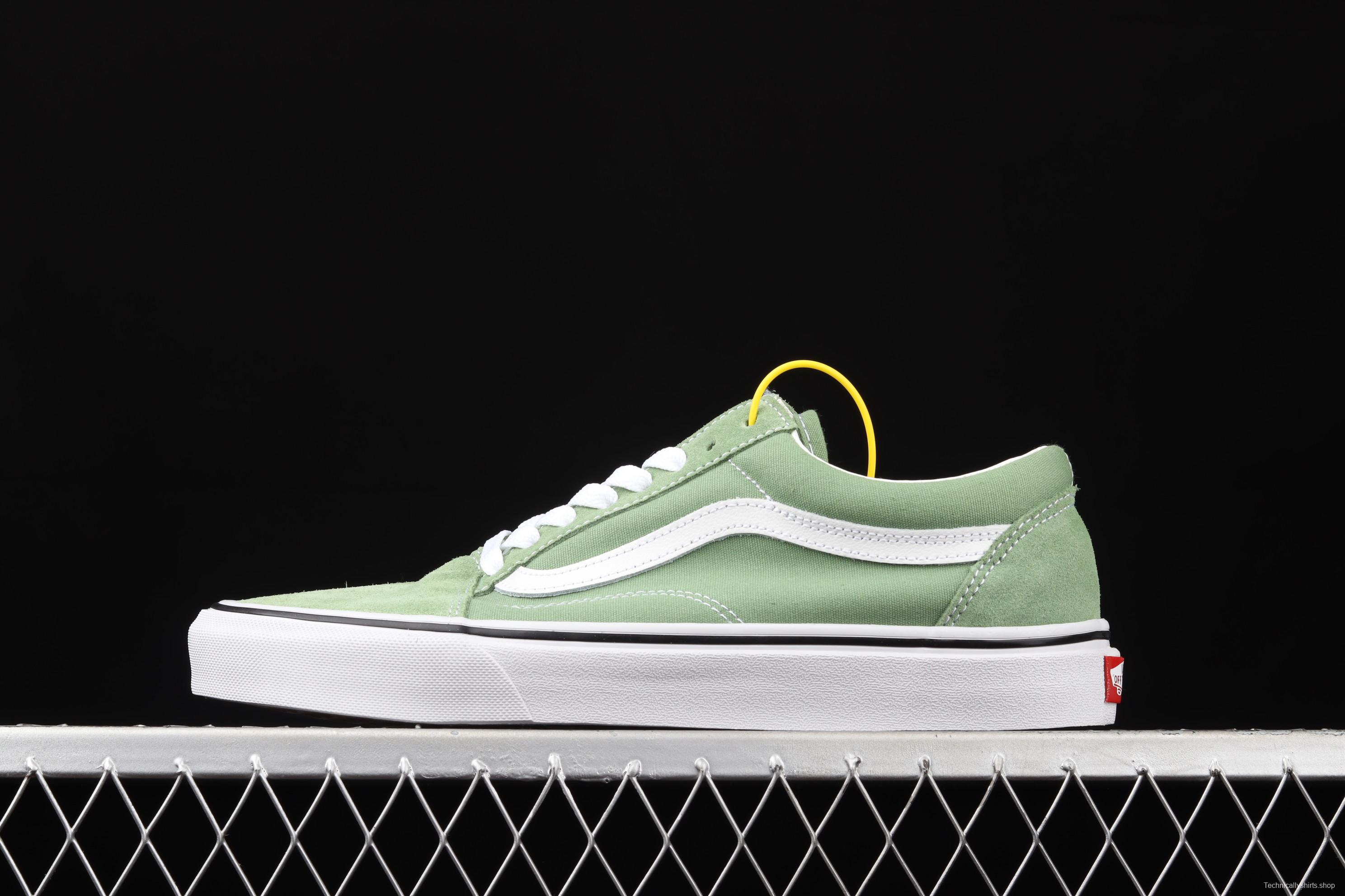 Vans Old Skool grass green low-side vulcanized casual board shoes VN0A3WKT4G6