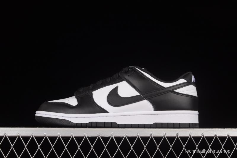 NIKE SB DUNK Low prm black and white panda SB buckle broken backboard fashion casual shoes DD1391-100