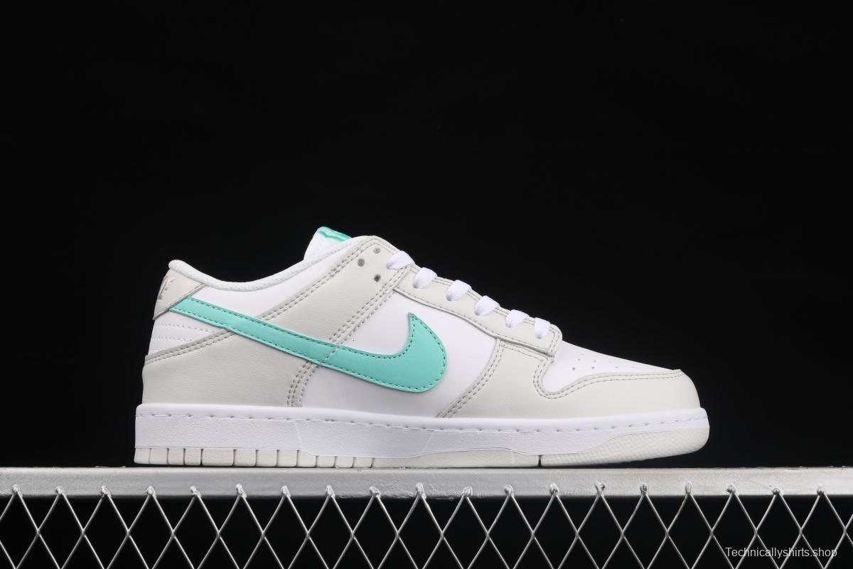 NIKE DUNK SB Low ivory splicing color matching sports skateboard shoes CW1590-101