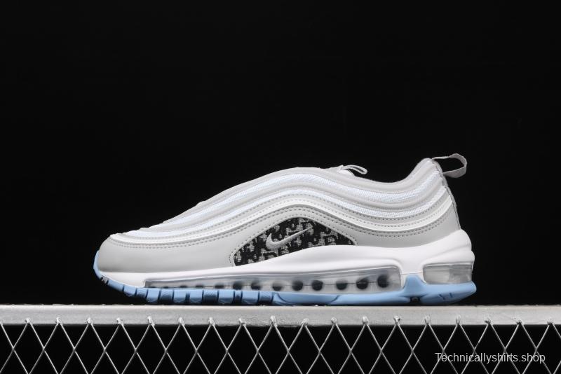 NIKE Air Max 97 Lx Dior color 3M reflective bullet air cushion running shoes AR8898-002