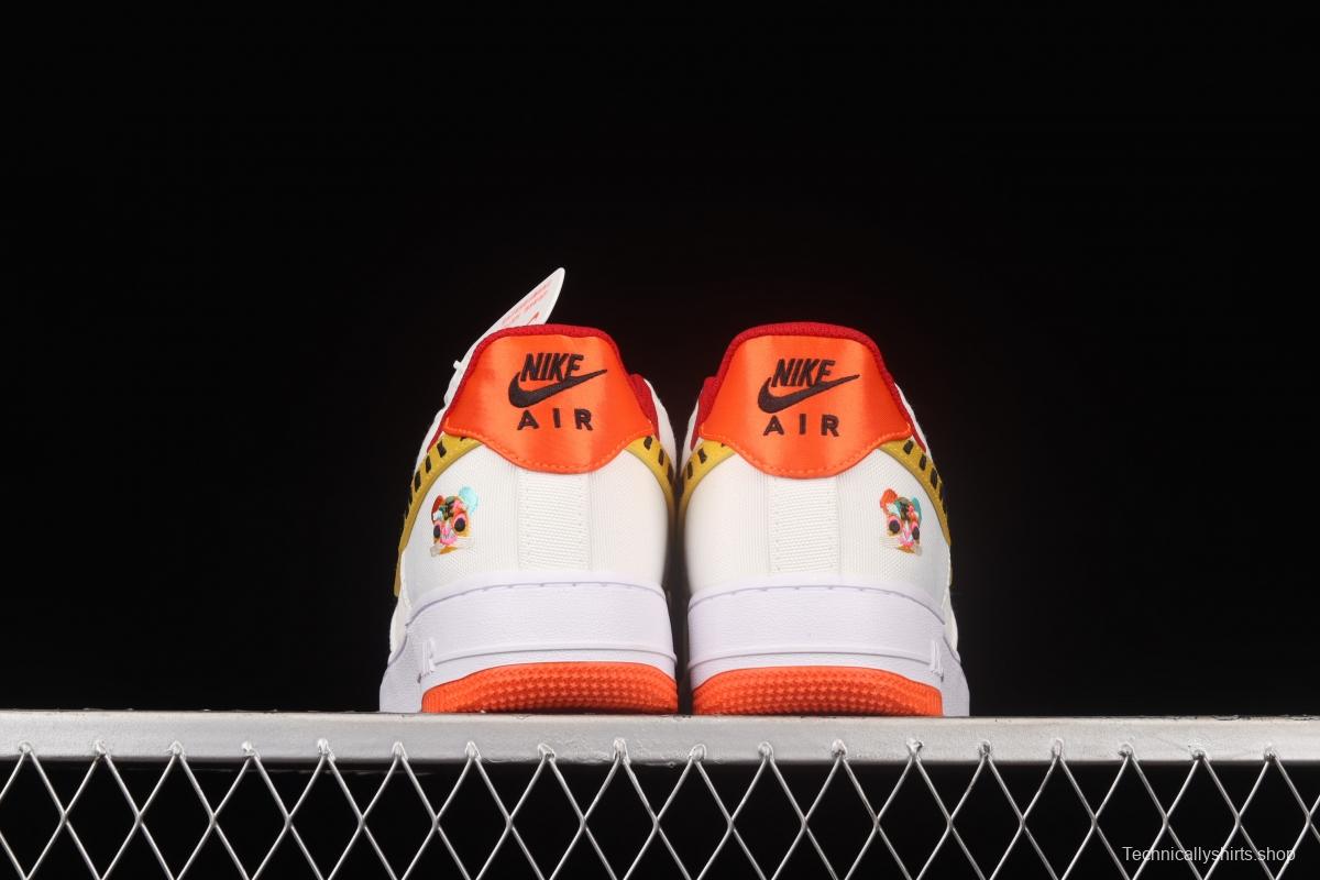 NIKE Air Force 1y07 Low year of the Tiger limited color matching low-top canvas casual board shoes DQ4502-171