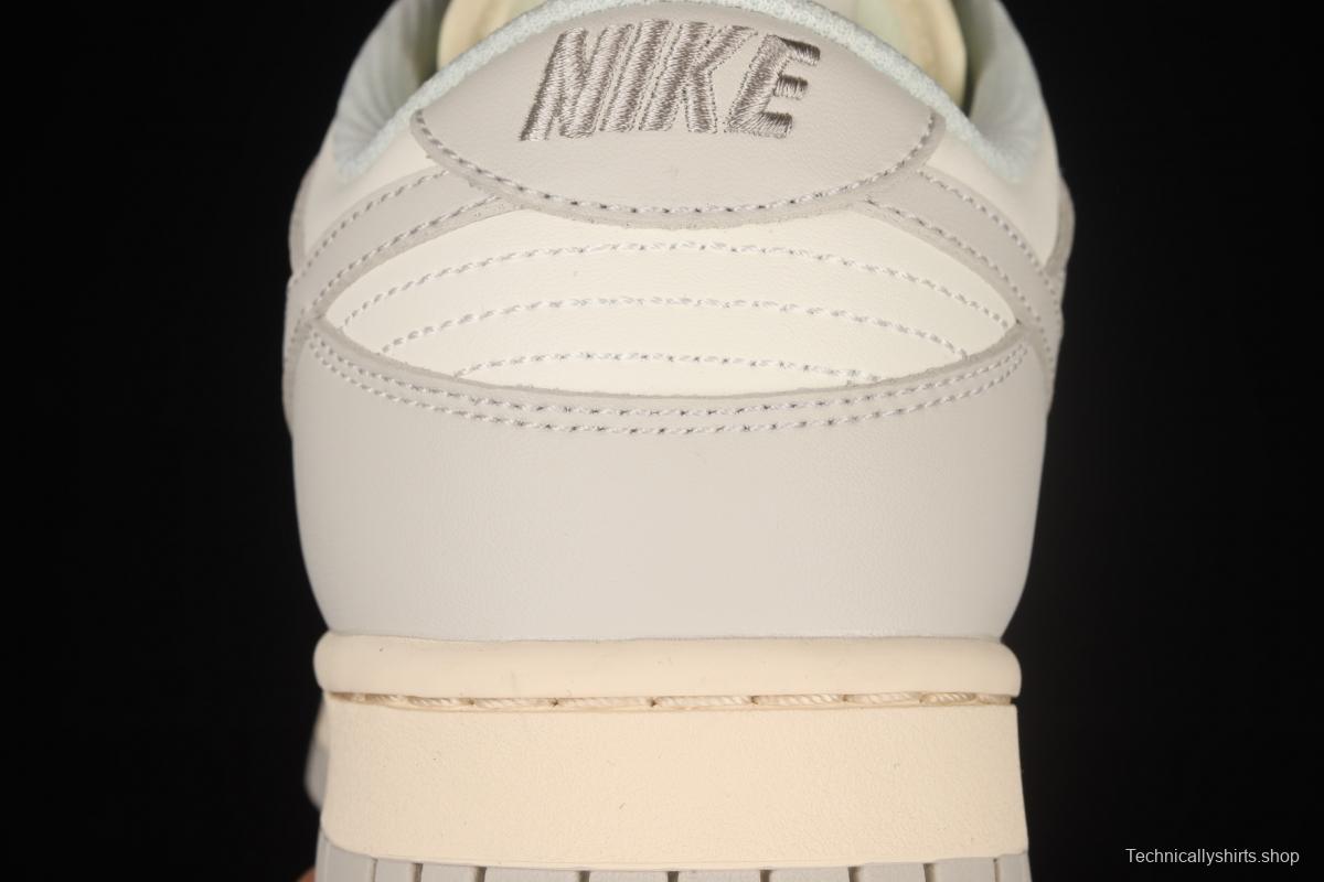 NIKE DUNK Low bone white color SB buckle rebound fashion leisure board shoes DD1503-107