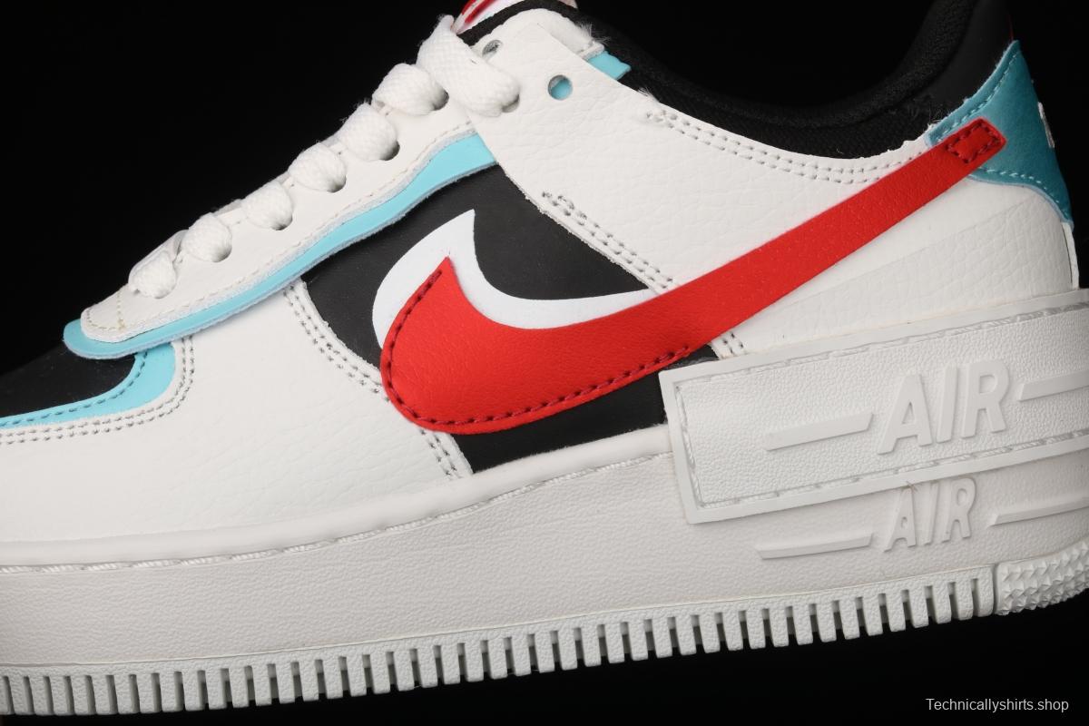 NIKE Air Force 1 ShAdidasow Rtl light weight heightened low-top board shoes DA4291-100