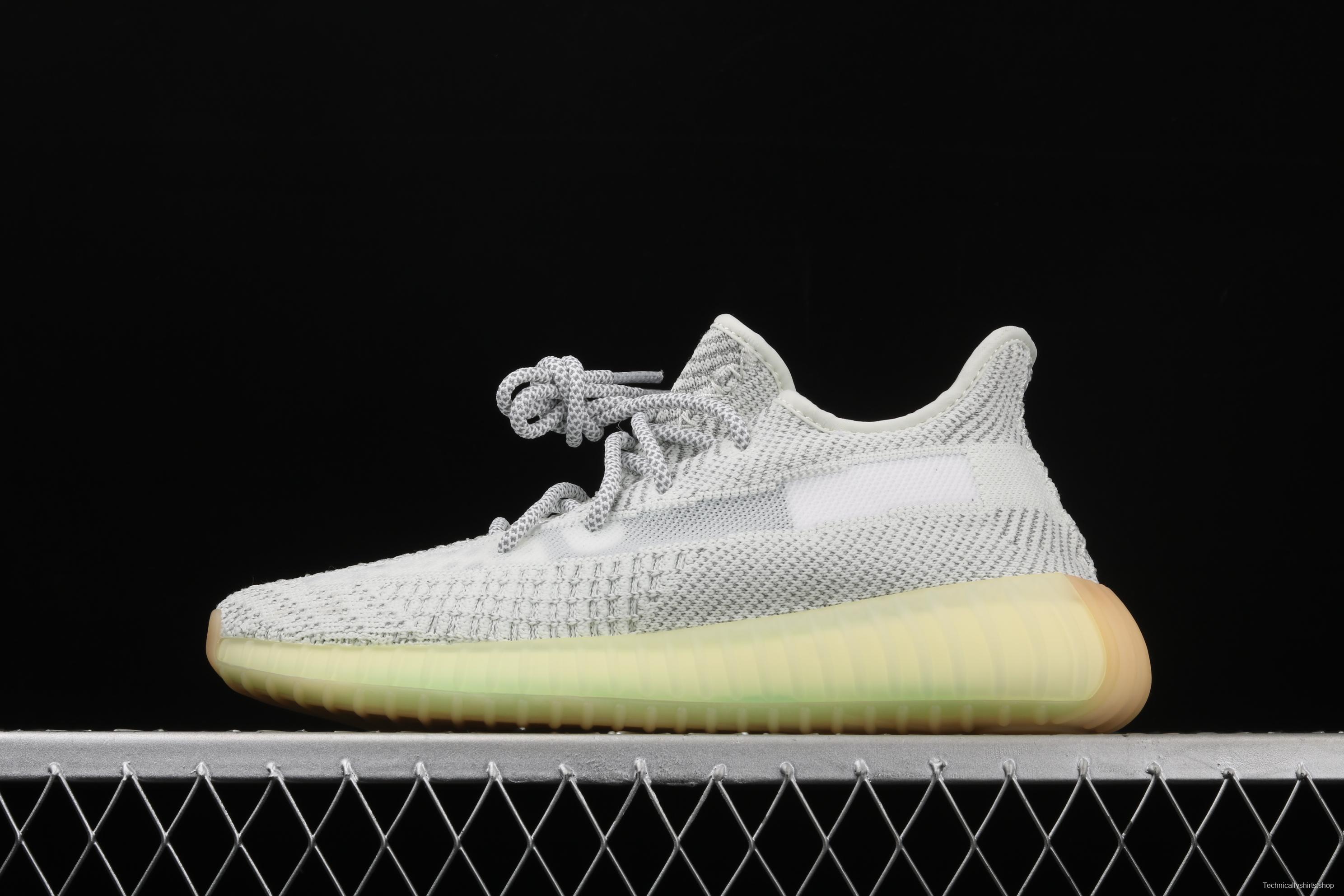 Adidas Yeezy 350 V2 Boost Basf Tailgate FX4349 Darth Coconut 350 second generation hollowed-out Asian gray star color BASF Boost original