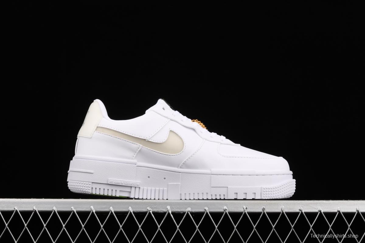 NIKE Air Force 1 Pixel deconstructing wind low-top casual board shoes CT3228-100