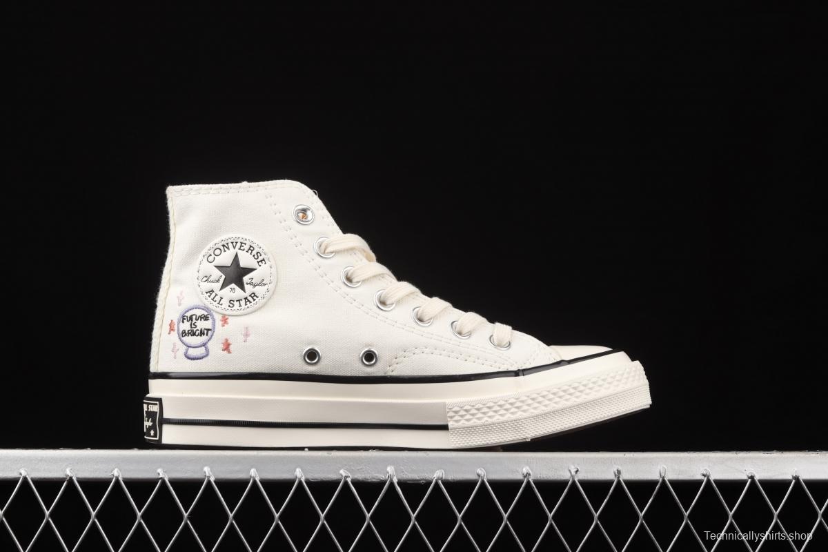 Converse Chuck 70 embroidered Star High Top Leisure Board shoes 572431C