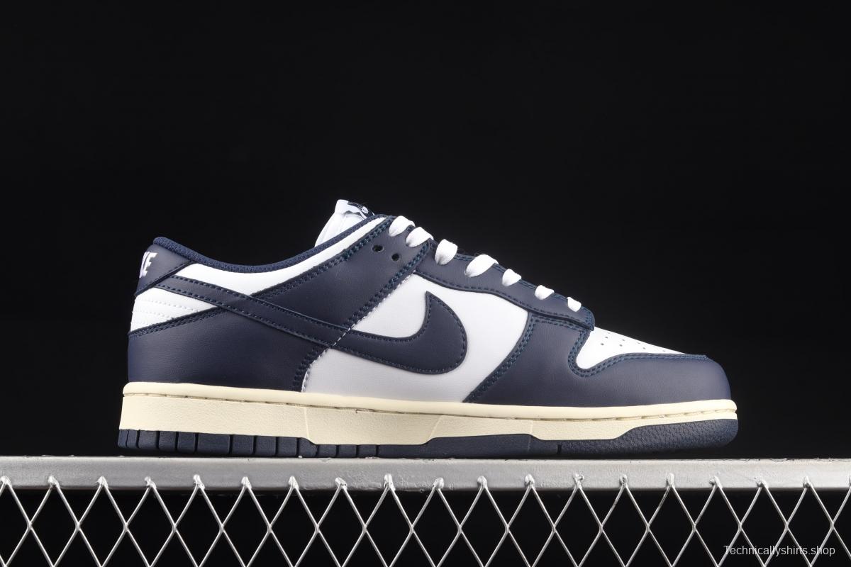 NIKE SB DUNK Low Navy Blue navy blue color SB buckle rebound fashion casual board shoes DD1503-115