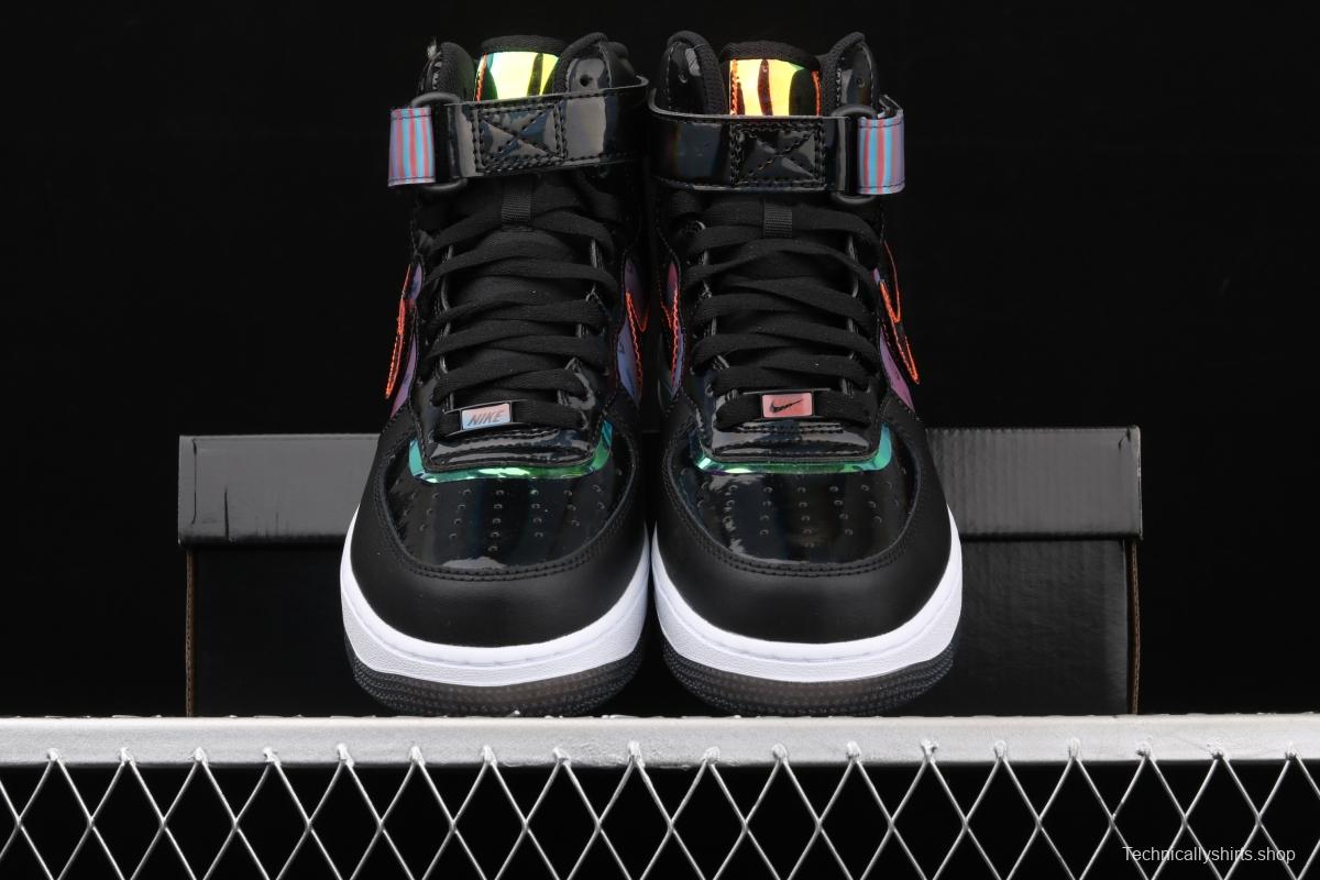 NIKE Air Force 11607 LV8 Good Game video game limits black dazzling laser Velcro high upper board shoes DC0831-101,