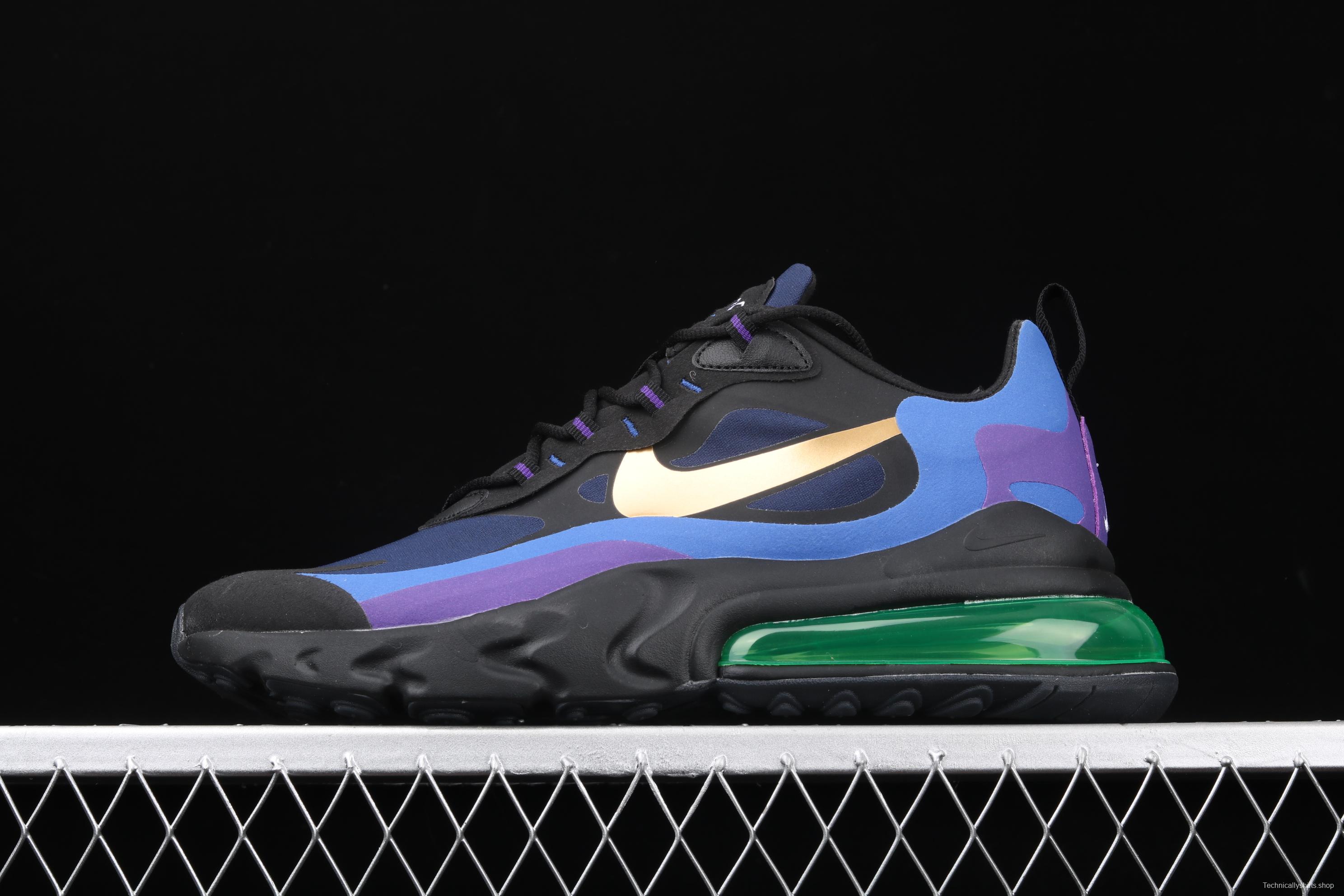 NIKE Air Max 270React new high-frequency mesh function half-palm air cushion cushioning running cloth shoes AO4971-005