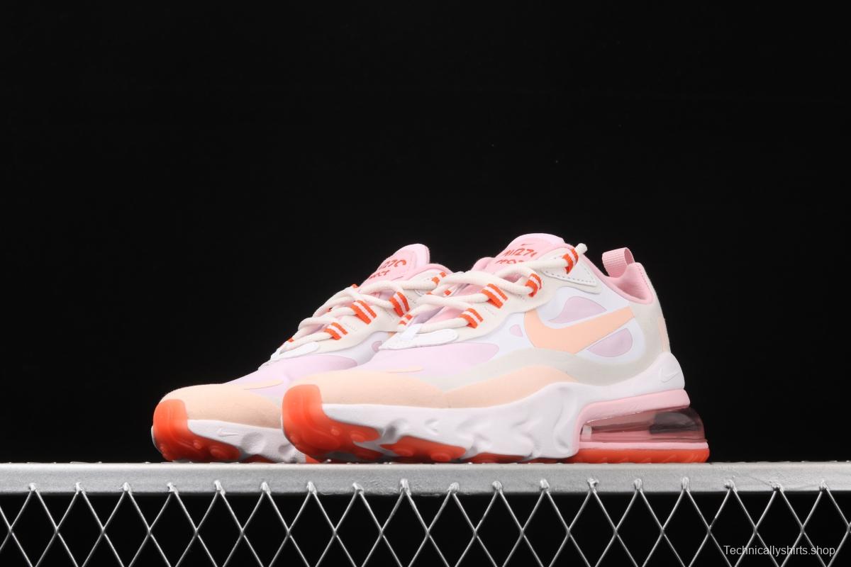 NIKE Air Max 270React new high-frequency mesh hollowing out function half-palm air cushion running shoes CJ0619-103