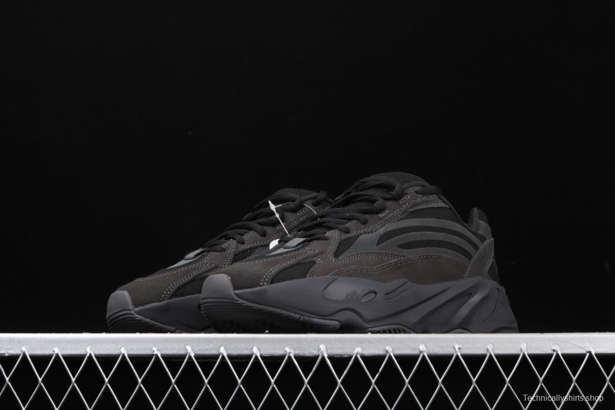 Adidas Yeezy Boost 700Inertia FU6684 Kanye coconut 700all black running shoes 3M reflection