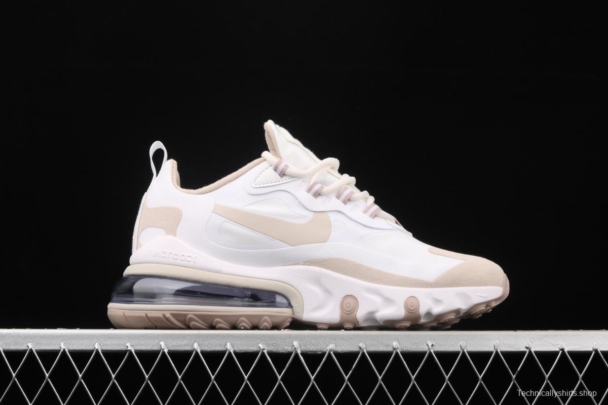 NIKE Air Max 270React new high-frequency mesh hollowing out function half-palm air cushion running shoes CJ0619-102