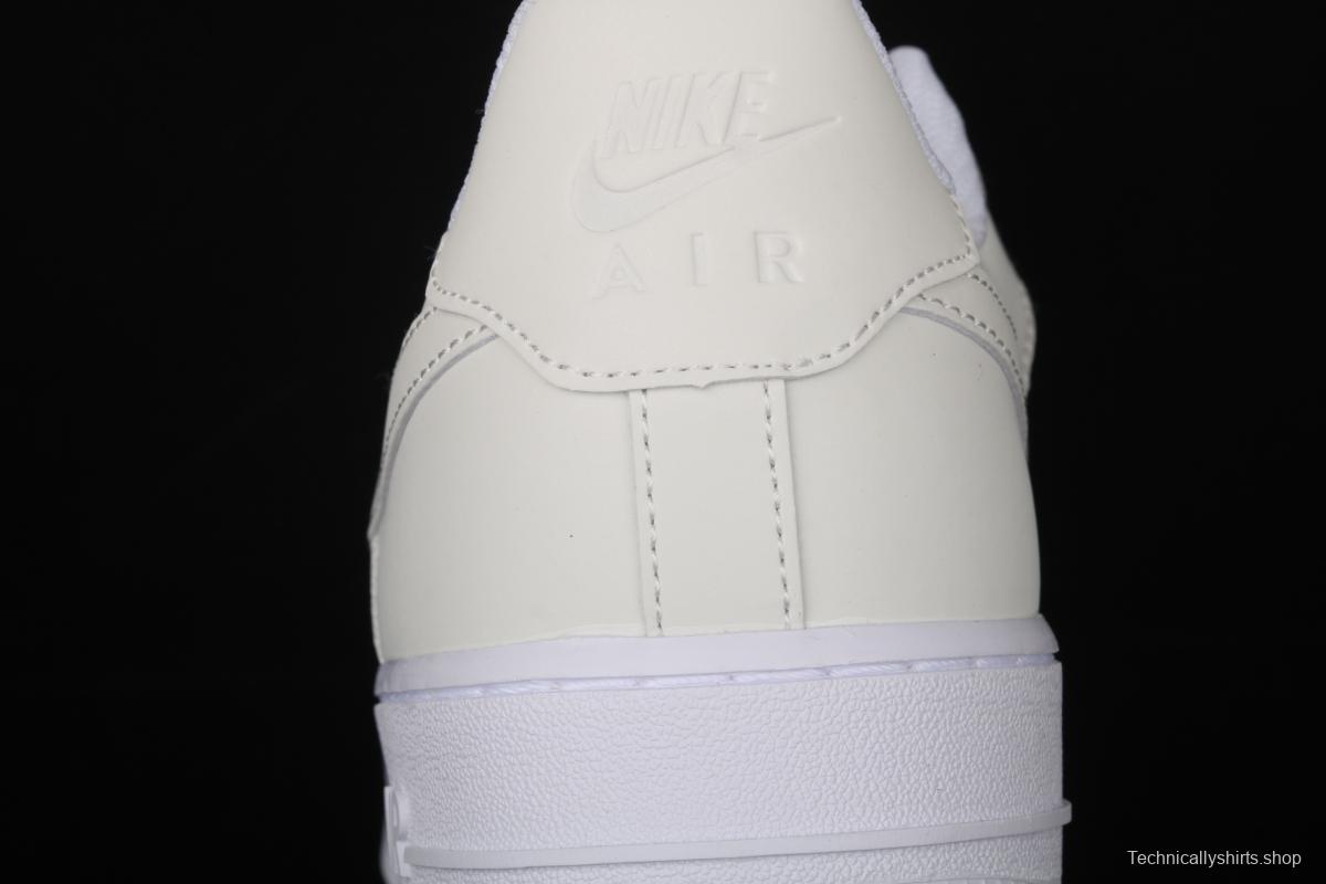 NIKE Air Force 1 Reflective Pearl White 3M reflective low-top casual board shoes DC2062-100