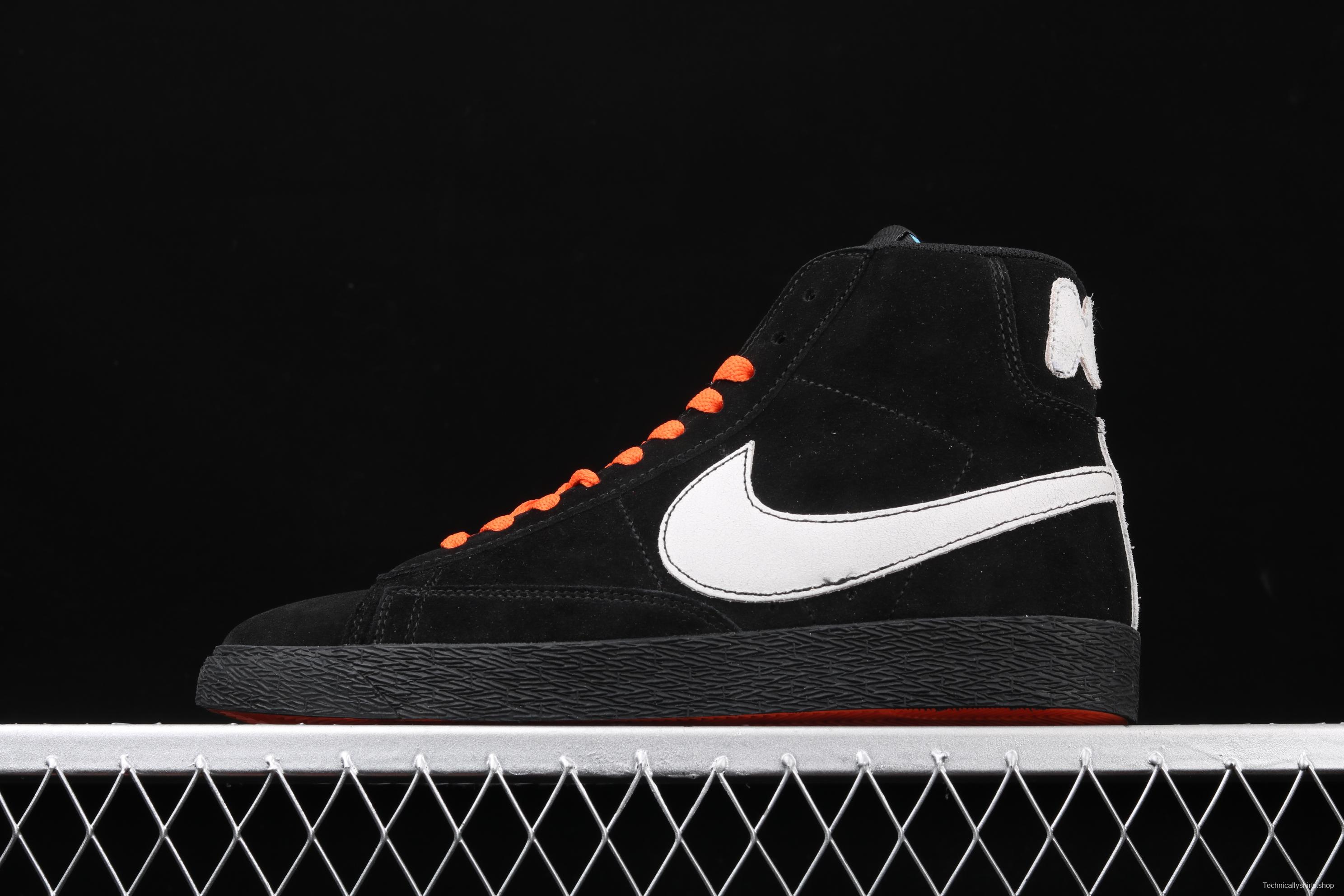 NIKE Blazer Mid Retro Trail Blazers high-top casual board shoes AT9978-001