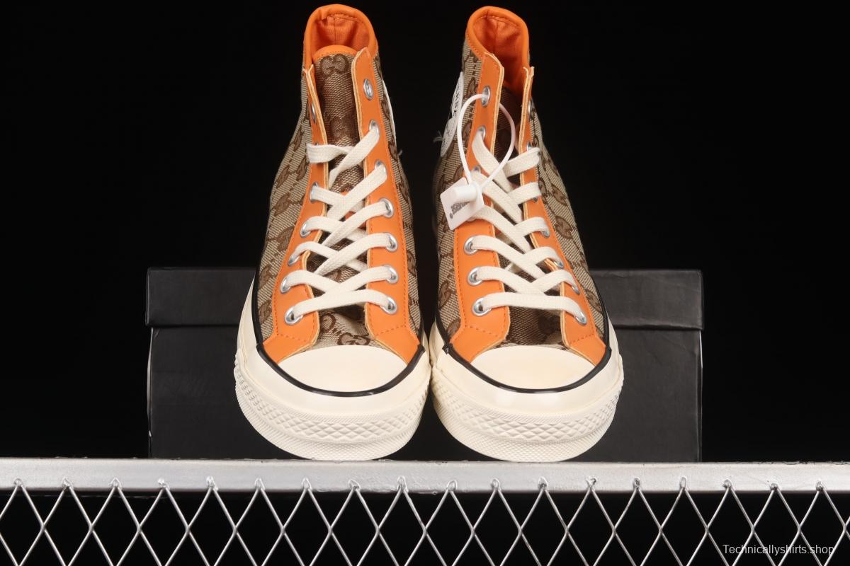 Remake Con Gucci x Converse Converse Trend High Top Casual Sneakers 169768C