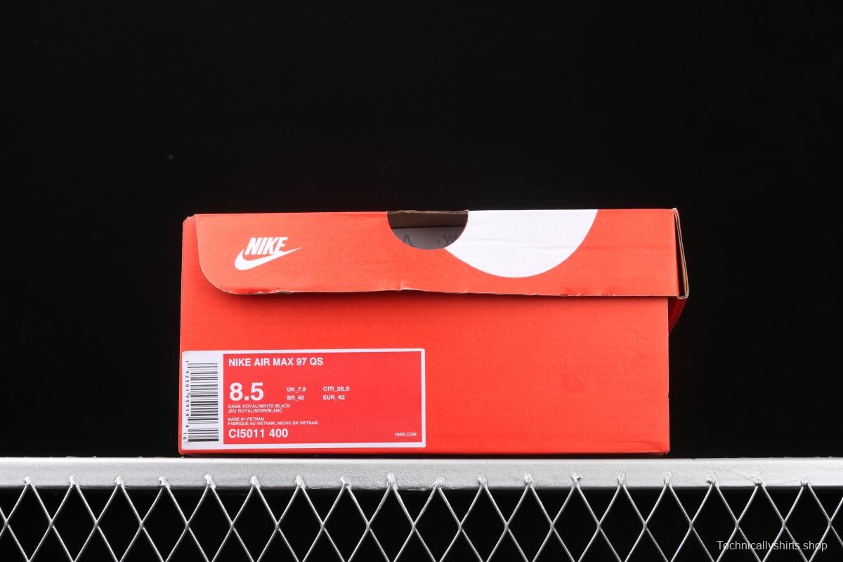 NIKE Air Max 97 color bullet air cushion casual running shoes CI5011-400