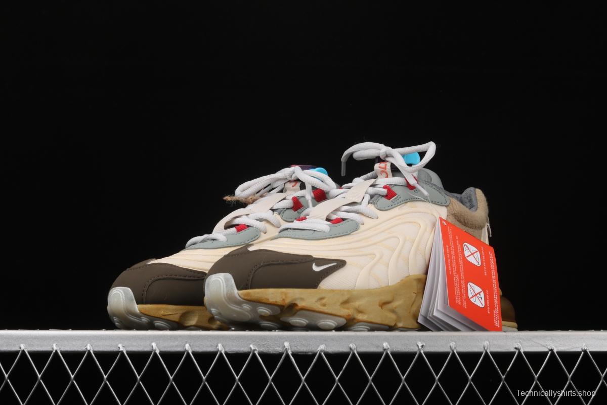 Travis Scott x NIKE Air Max 270React TS co-branded half-palm air cushion running shoes CT2864-200