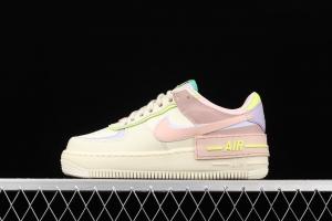 NIKE Air Force 1 ShAdidasow light weight heightened low-top 100-board shoes CI0919-700