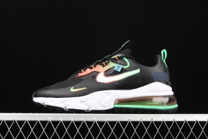 NIKE React Air Max 270Just Do It Takahashi Shield mesh series functional half-palm air cushion running shoes CK6457-001