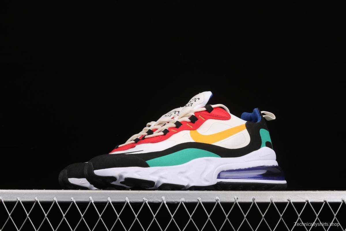 NIKE Air Max 270React new high-frequency mesh function half-palm air cushion running shoes AO4971-002