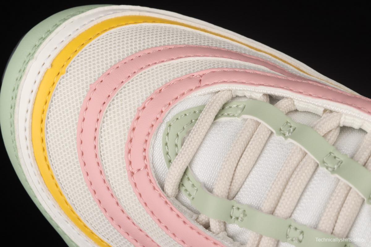 NIKE Air Max97 Pastel Macaron soft powder retro air cushion running shoes DH1594-001