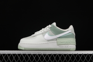 NIKE Air Force 1 ShAdidasow light weight heightened low-top 100-board shoes CW2655-001