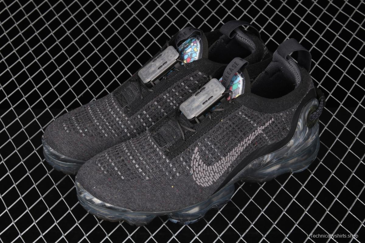 NIKE Air Vapormax 2020 Flyknit fly-woven fast tie full-palm air cushion jogging shoes CJ6740-002