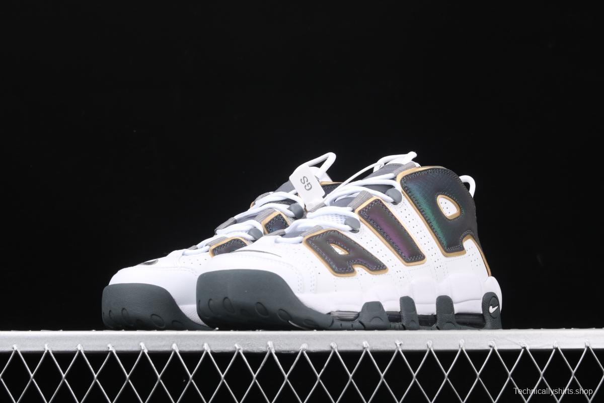 NIKE Air More Uptempo 96 QS Pippen Primary Series Classic High Street Leisure Sports Culture Basketball shoes CQ4583-100