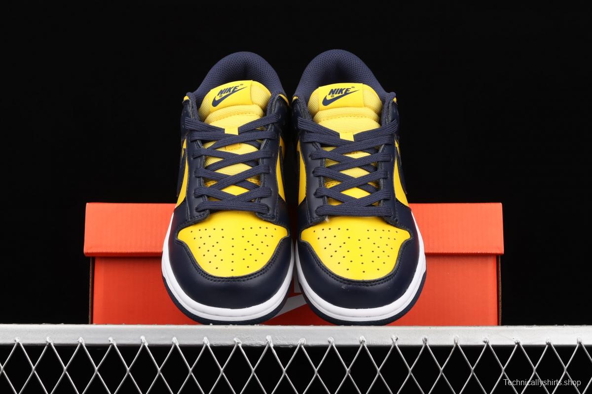 NIKE SB DUNK Low Michigan Michigan color buckle broken backboard fashion casual board shoes DD1391-700