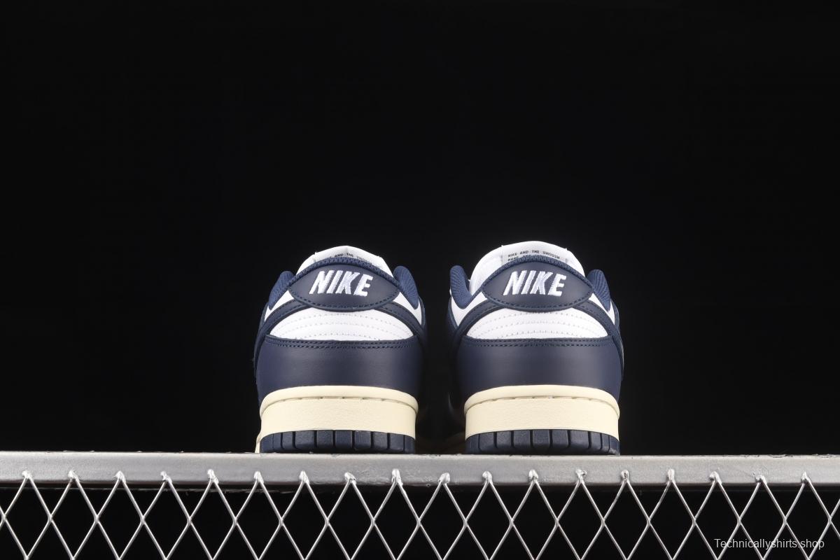 NIKE SB DUNK Low Navy Blue navy blue color SB buckle rebound fashion casual board shoes DD1503-115