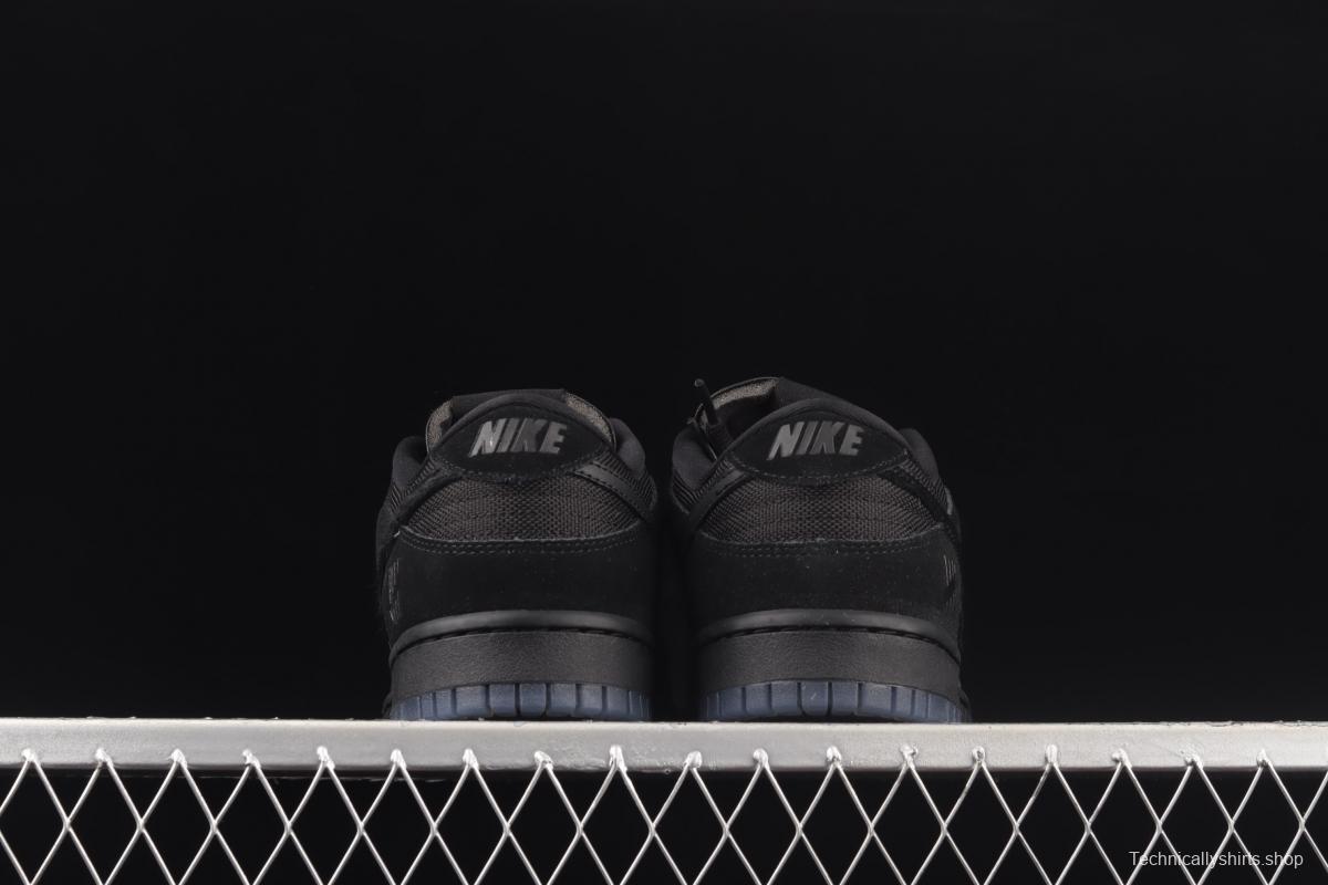 UNDFEATED x NIKE DUNK Low black soul color dunk series low-side leisure sports skateboard shoes DO9329-001