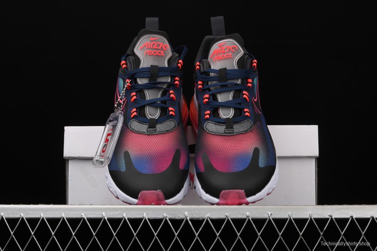 NIKE Air Max 270React new high-frequency mesh function half-palm air cushion cushioning running cloth shoes CK6929-400