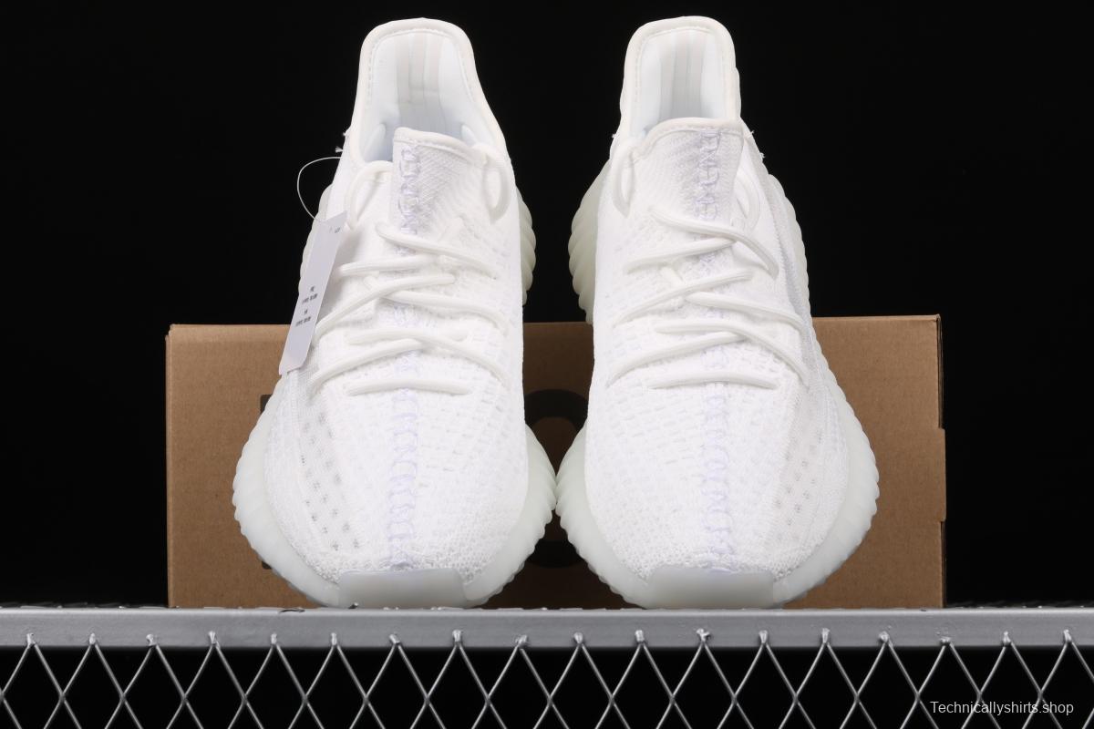 Adidas Yeezy 350 Boost V2 EG7962 Darth Coconut 350 second generation pure white hollowed-out silk color matching