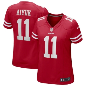 Women's Brandon Aiyuk Scarlet Player Limited Team Jersey