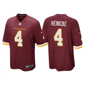 Men's #4 Taylor Heinicke Burgundy Player Limited Team Jersey