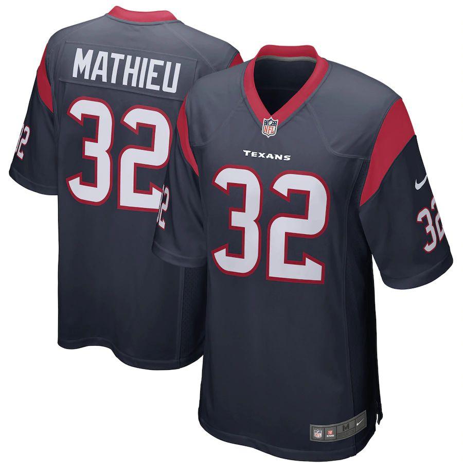 Men's Tyrann Mathieu Navy Player Limited Team Jersey