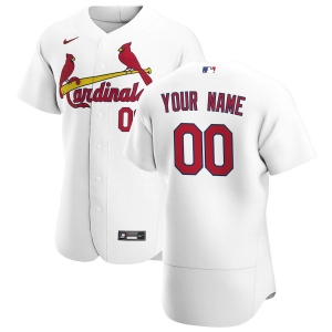 Men's White 2020 Home Authentic Custom Team Jersey