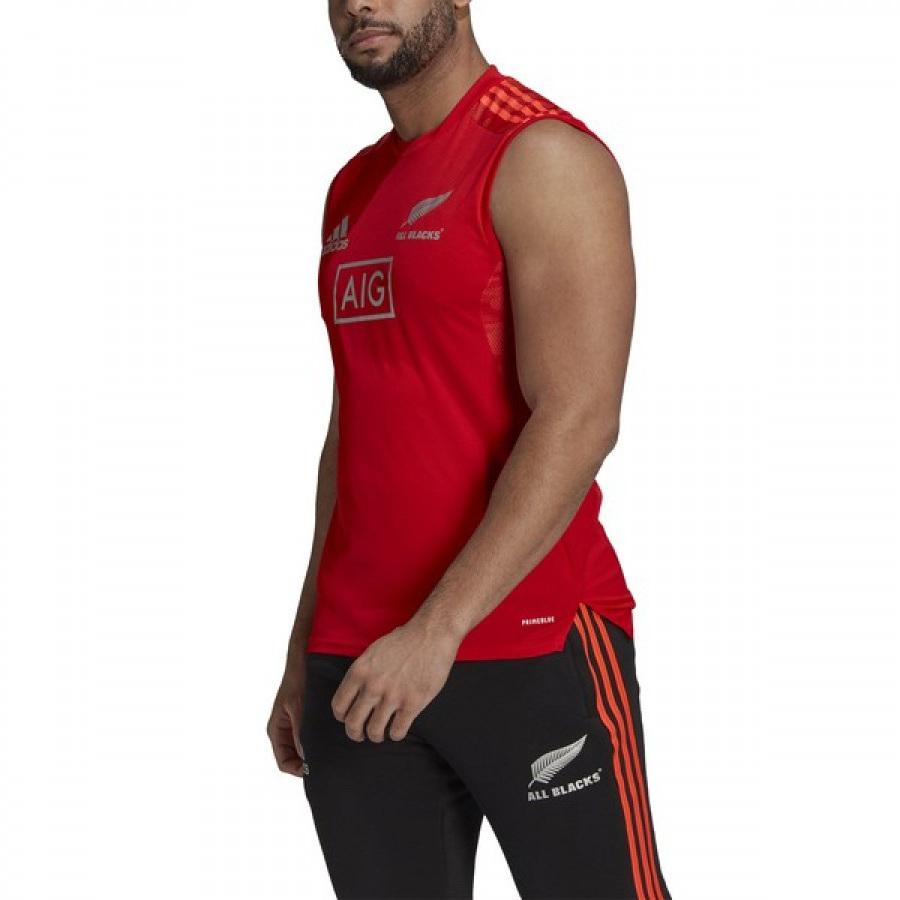 All Blacks 2021 Men's Performance Primeblue Red Singlet