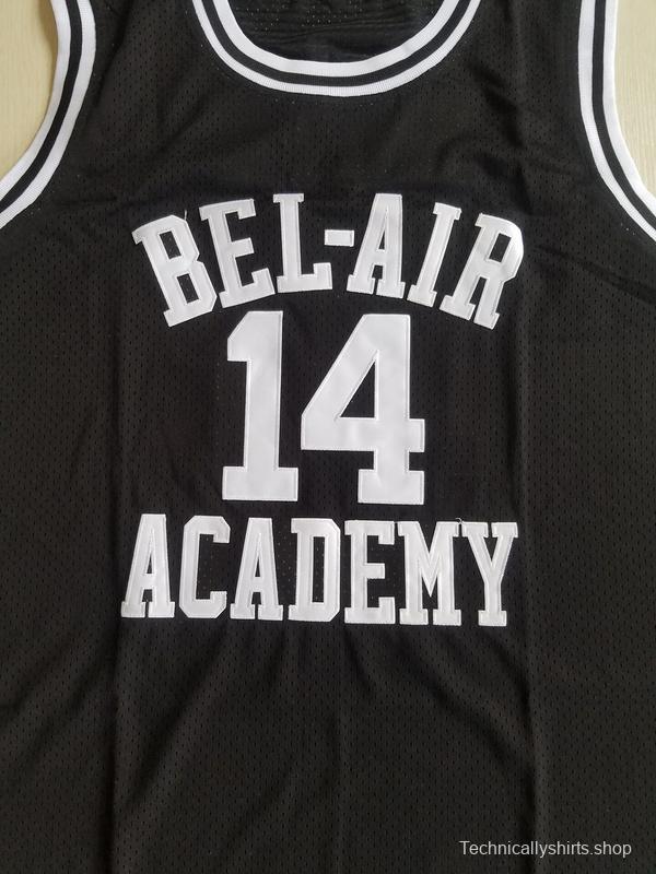 The Fresh Prince of Bel-Air Will Smith Bel-Air Academy Black Basketball Jersey